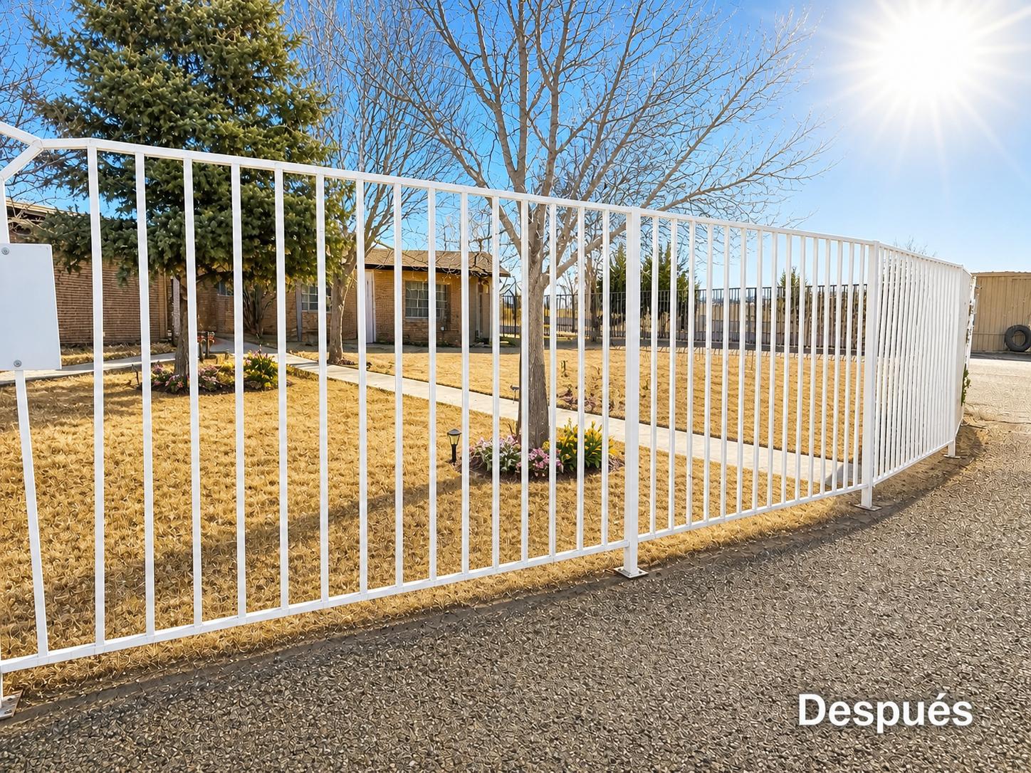 Exterior Fence Restoration — after