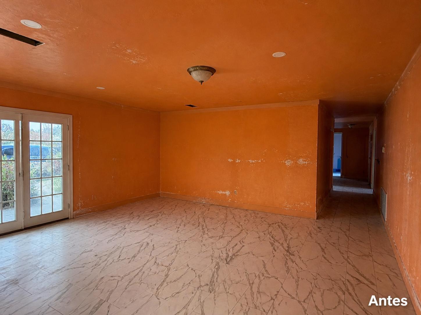 Warm Interior Makeover — before