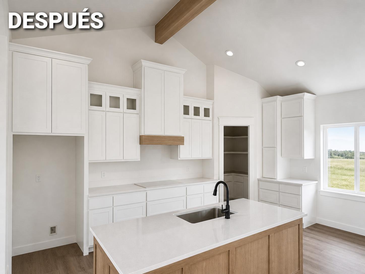 Kitchen Cabinet Transformation — after